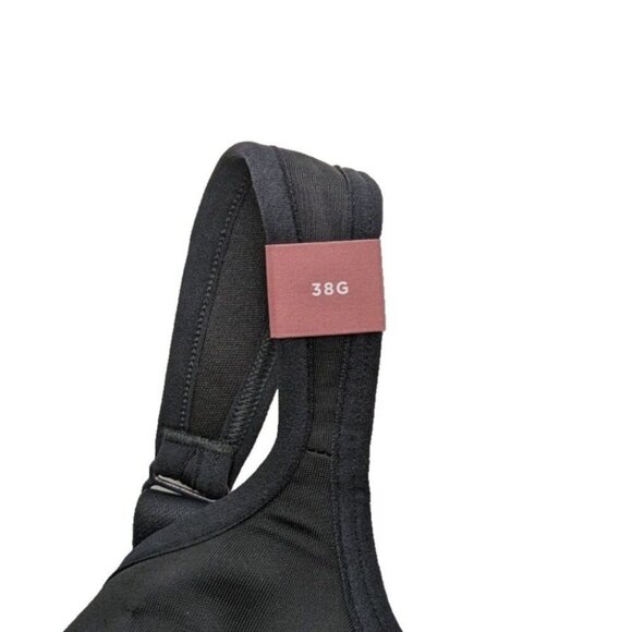 Cacique Lane Bryant Womens Bra Smooth Satin Full Coverage U/W Size 38G Black - Picture 4 of 7